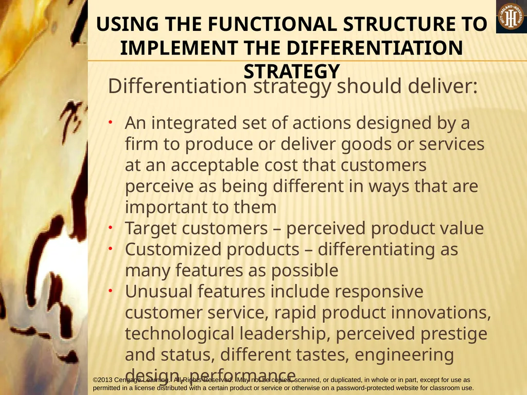 PART 3: STRATEGIC ACTIONS: STRATEGY IMPLEMENTATION - slide 37 of 70