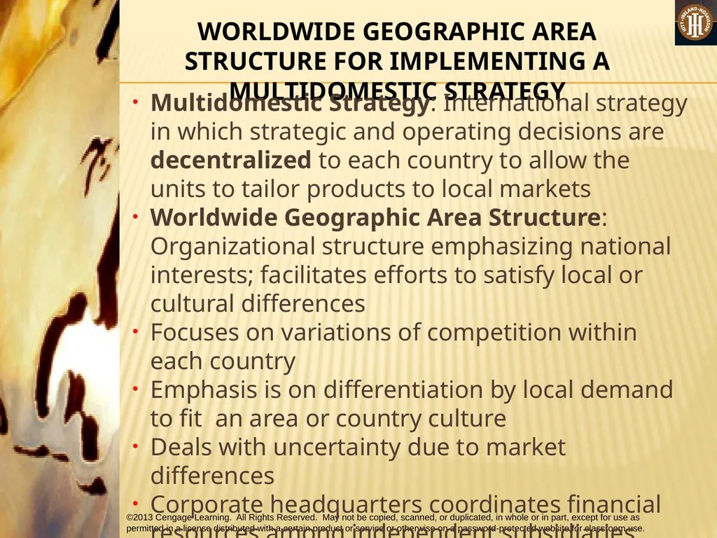 PART 3: STRATEGIC ACTIONS: STRATEGY IMPLEMENTATION - slide 57 of 70