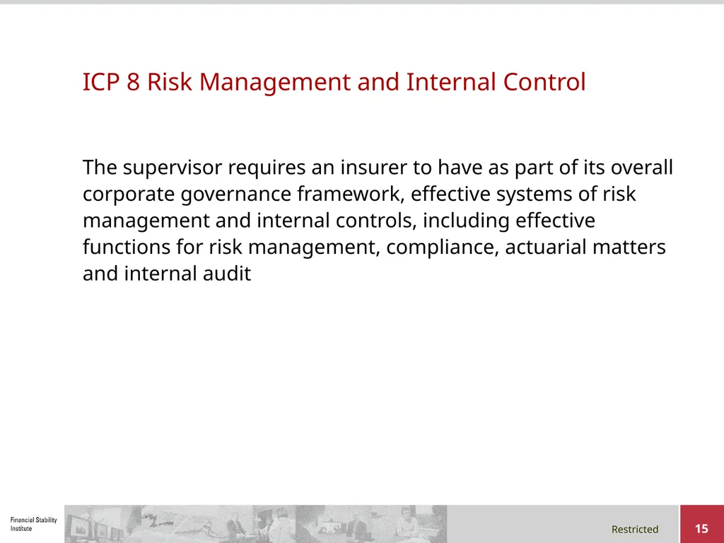 Corporate Governance in a Group Context Regional - slide 15 of 20