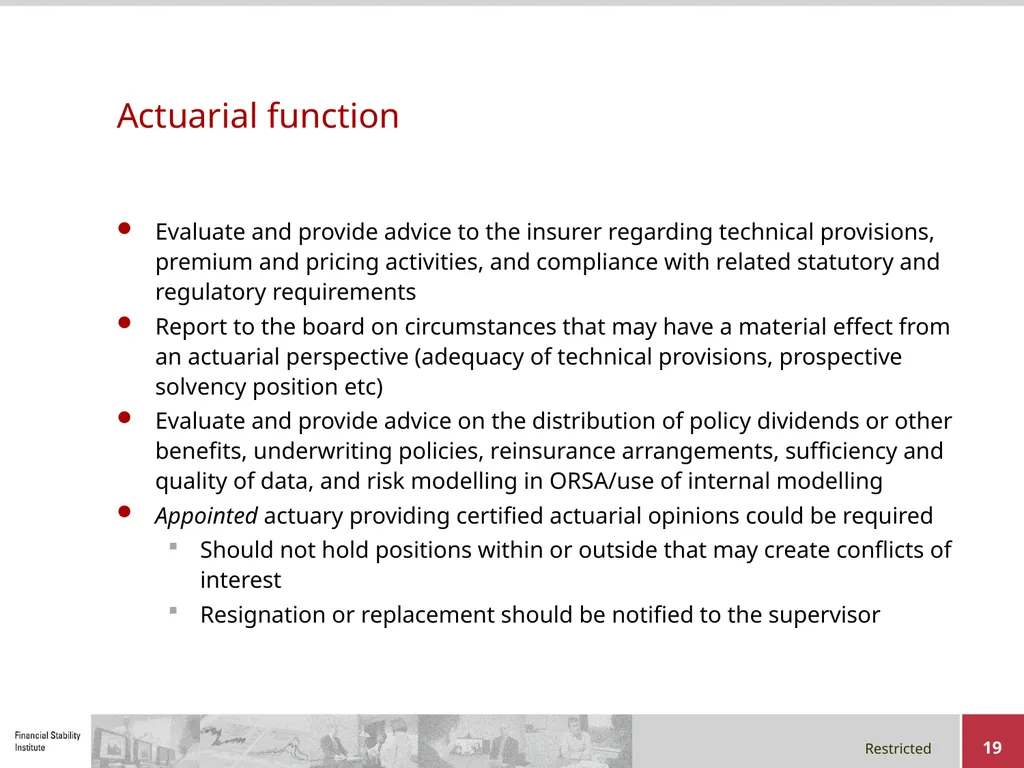 Corporate Governance in a Group Context Regional - slide 19 of 20