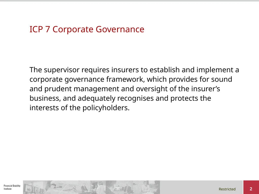 Corporate Governance in a Group Context Regional - slide 2 of 20