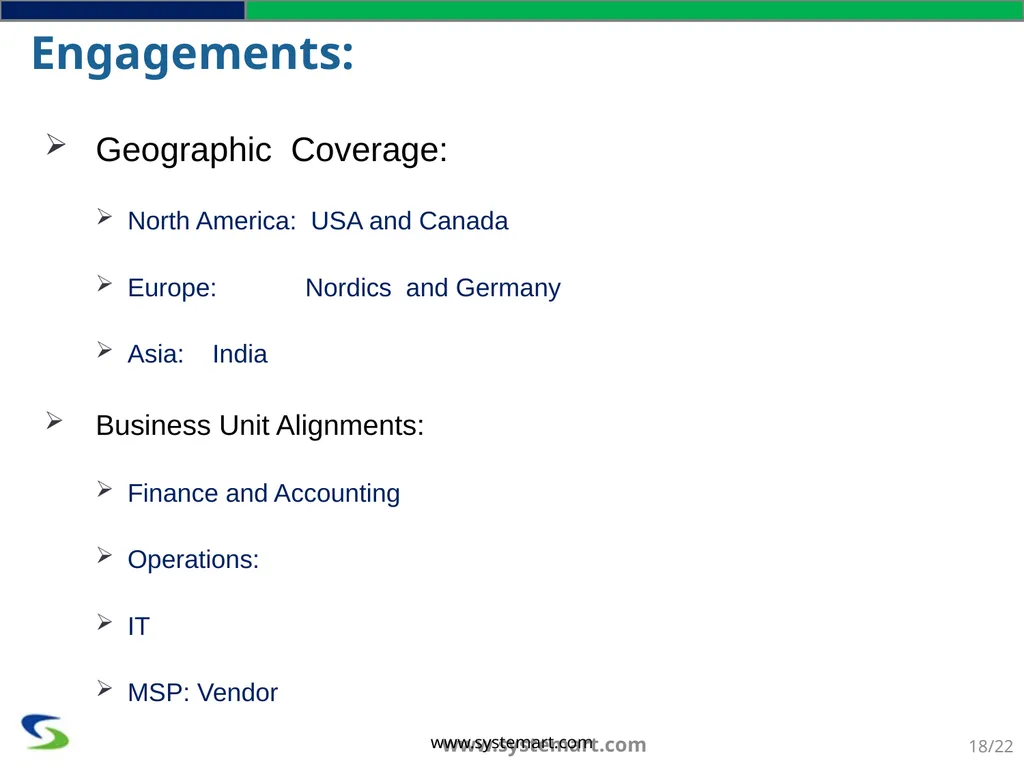 SYSTEMART, LLC. We Optimize. You Capitalize - slide 18 of 22