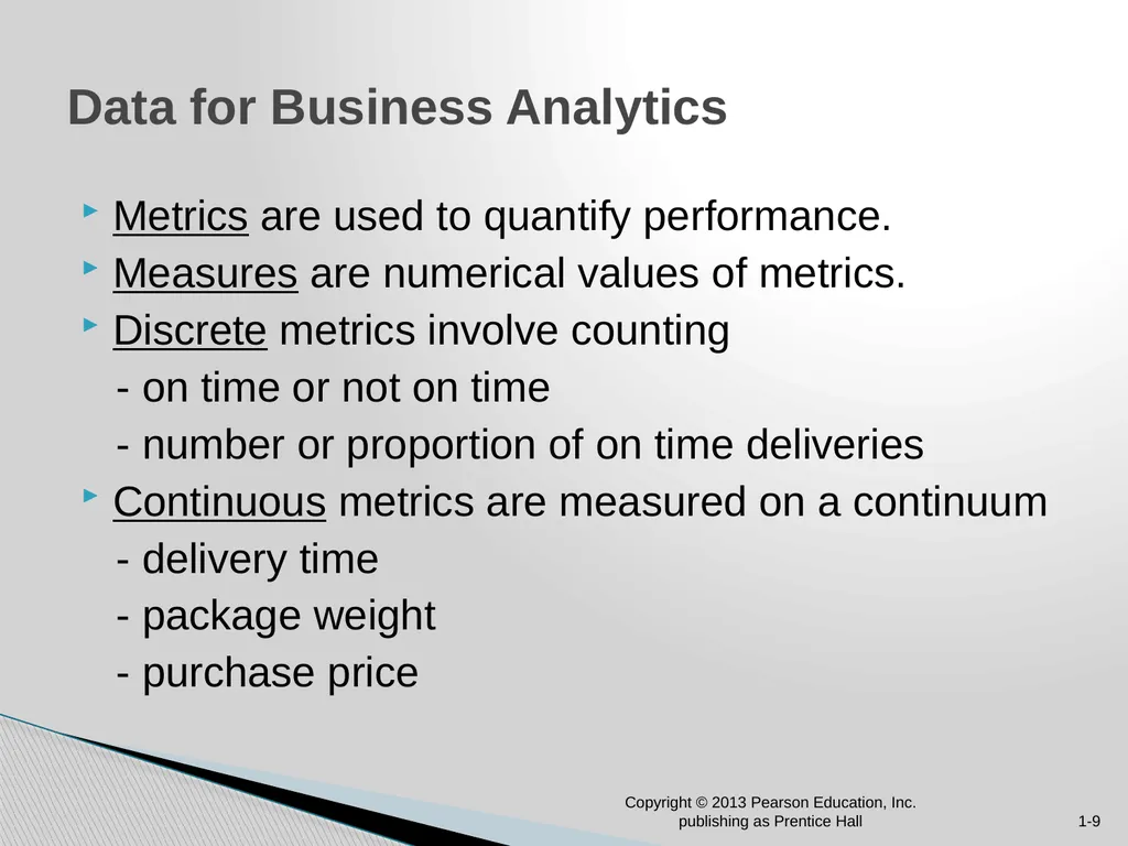Chapter 1: Introduction to Business Analytics - slide 9 of 28