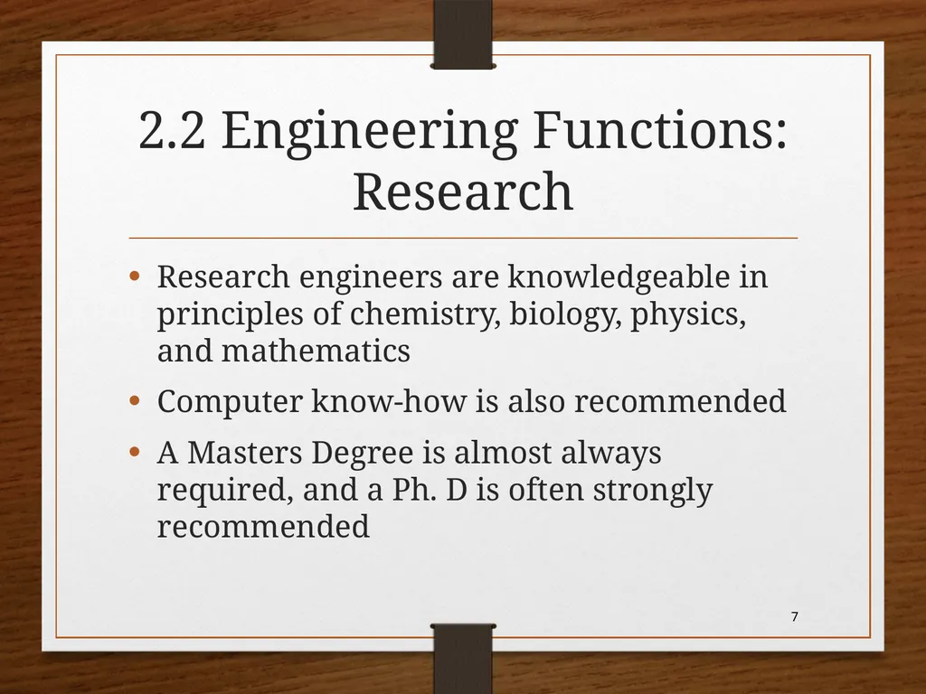 CHAPTER 2 -Engineering Majors ME101 Dr. Nhut Tan - slide 7 of 41