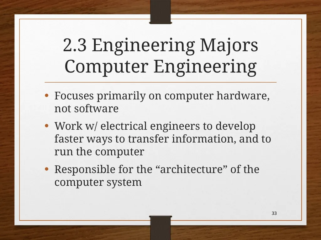 CHAPTER 2 -Engineering Majors ME101 Dr. Nhut Tan - slide 33 of 41