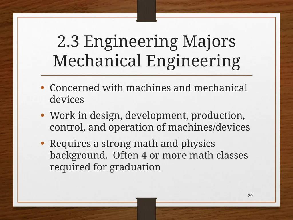 CHAPTER 2 -Engineering Majors ME101 Dr. Nhut Tan - slide 20 of 41