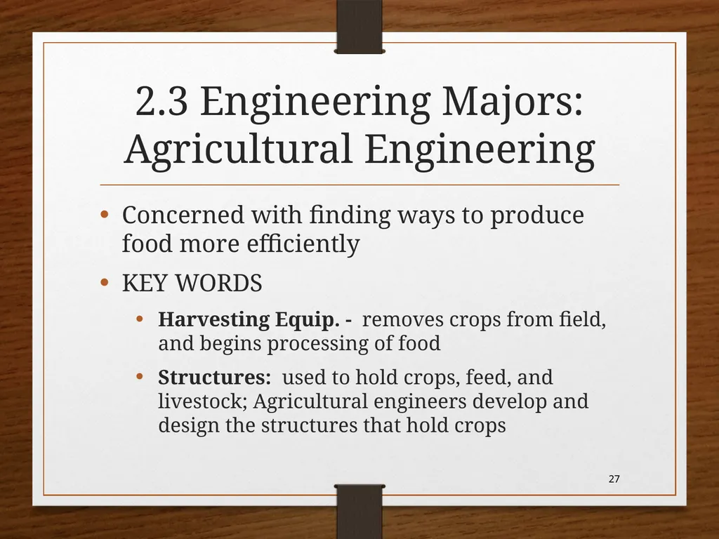 CHAPTER 2 -Engineering Majors ME101 Dr. Nhut Tan - slide 27 of 41