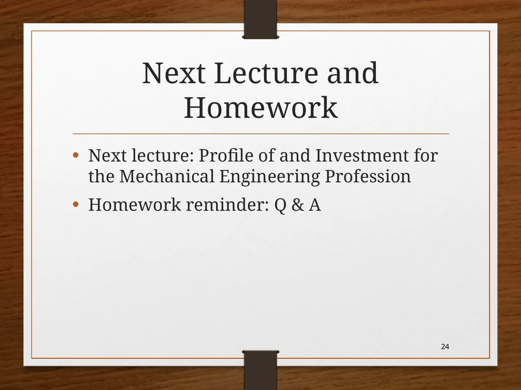 CHAPTER 2 -Engineering Majors ME101 Dr. Nhut Tan - slide 24 of 41
