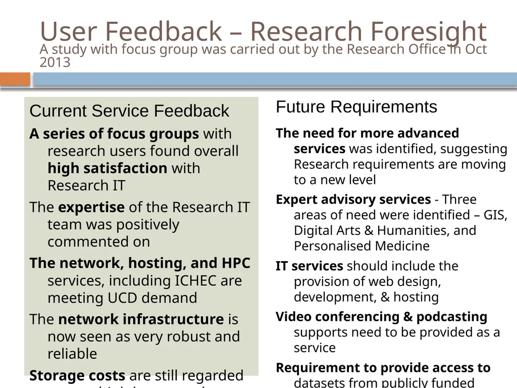 IT Strategy Review March 2014 This presentation - slide 6 of 16