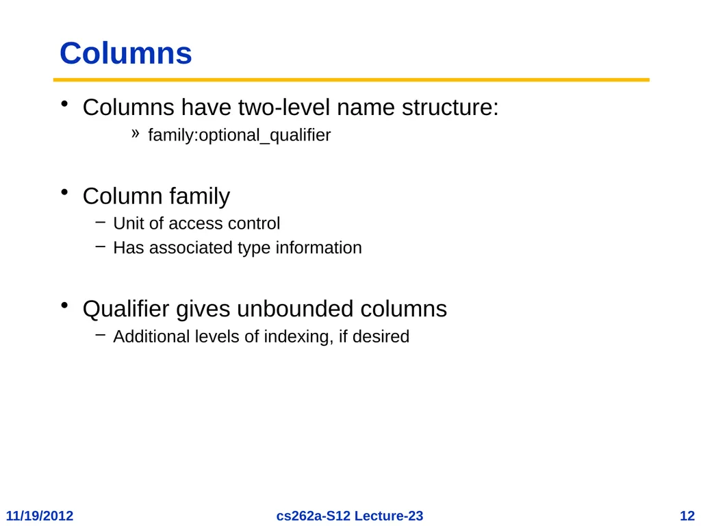 EECS 262a Advanced Topics in Computer Systems - slide 12 of 54