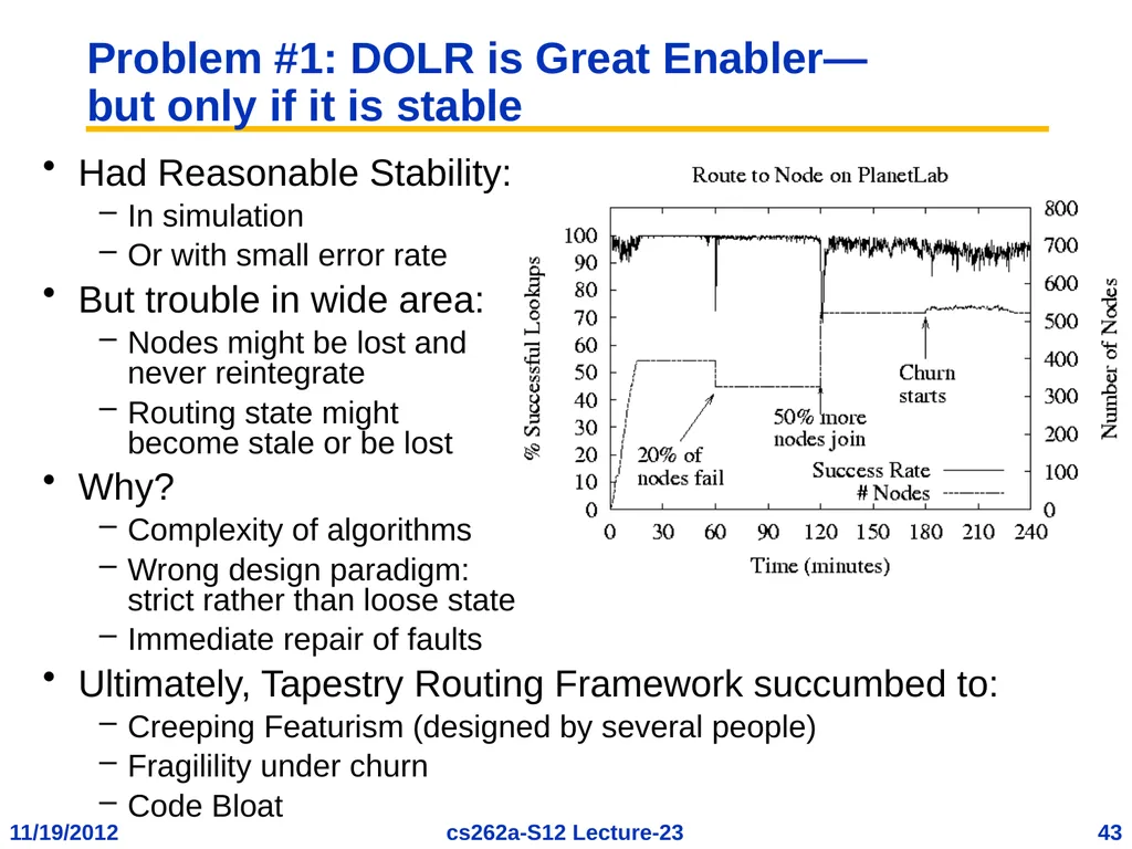 EECS 262a Advanced Topics in Computer Systems - slide 43 of 54