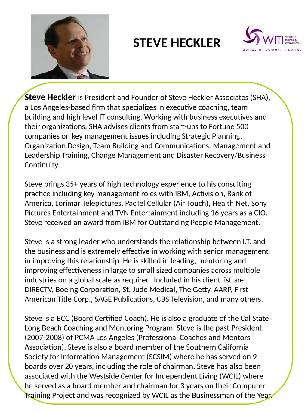 WITI Orange County Network Presents: Leadership - slide 18 of 18