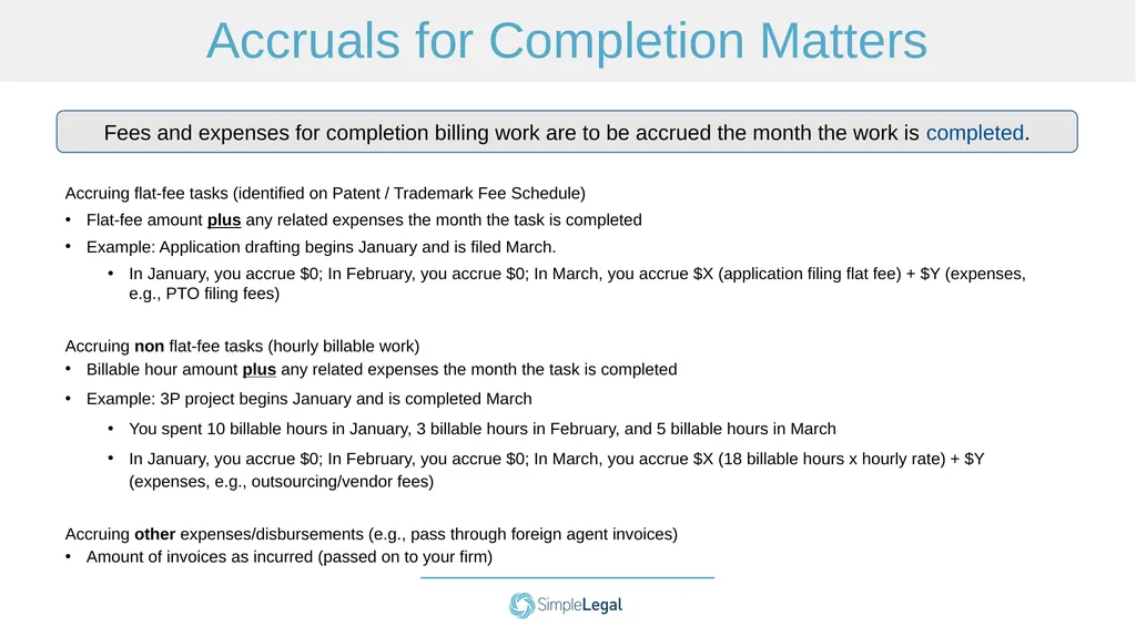 Template Law Firm Accruals Training How to Use - slide 12 of 15