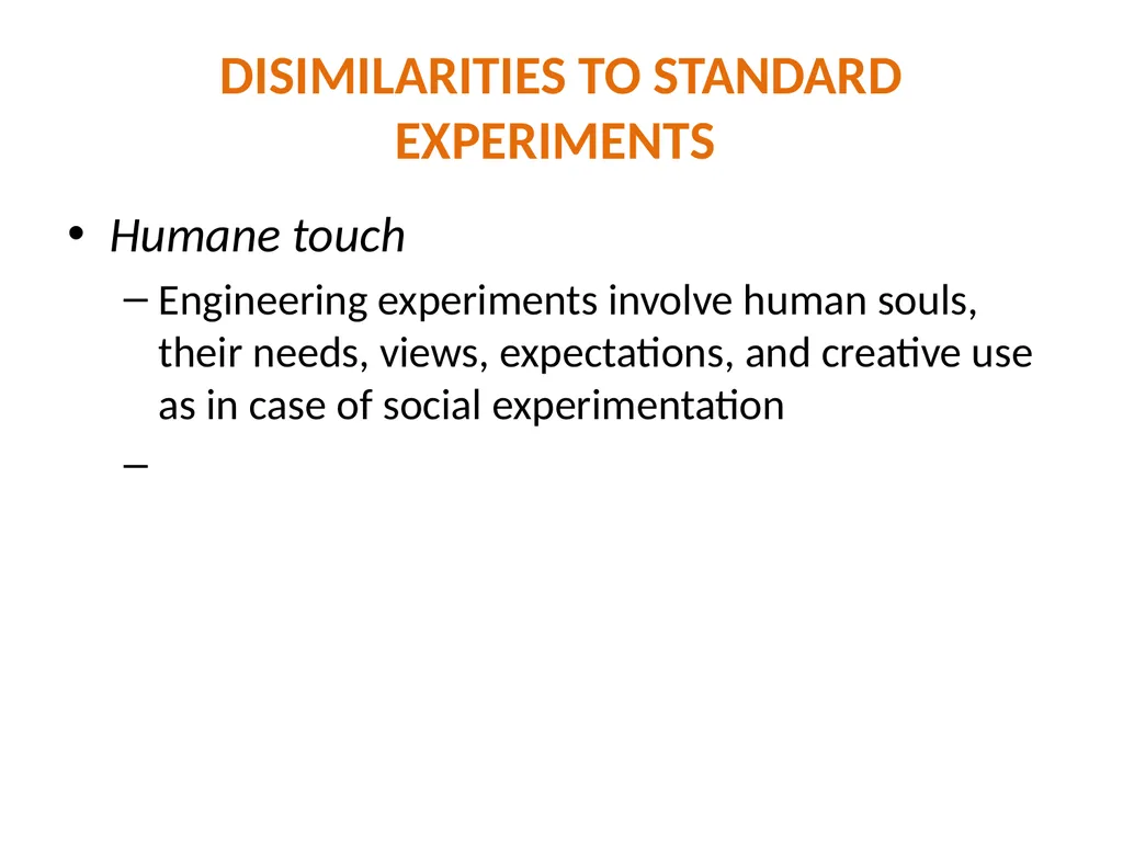 Unit – III ENGINEERING AS SOCIAL EXPERIMENTATION - slide 8 of 50