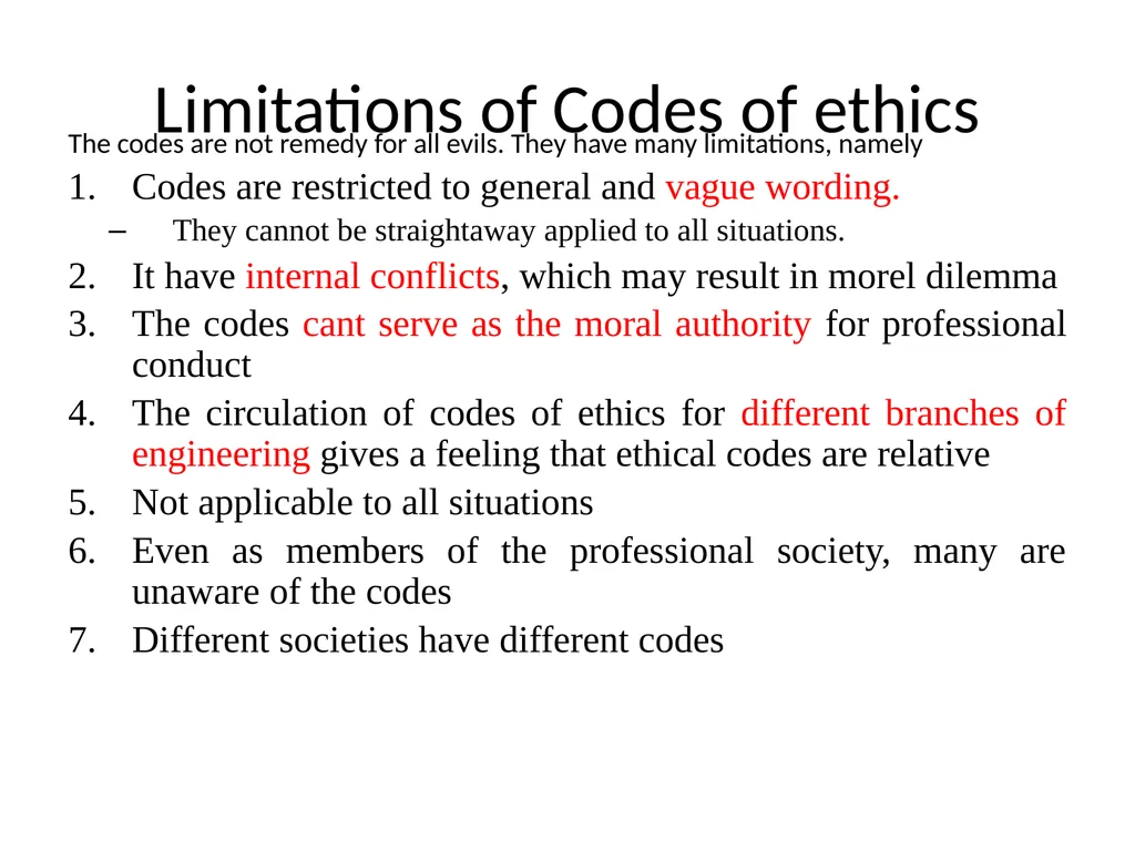 Unit – III ENGINEERING AS SOCIAL EXPERIMENTATION - slide 23 of 50