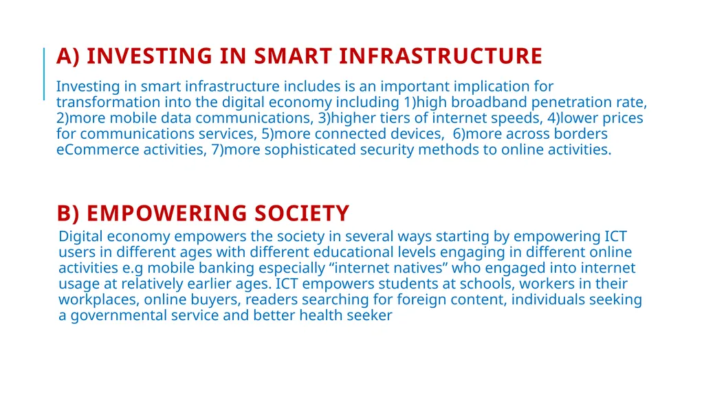 Development implications of the Digital economies: - slide 5 of 24