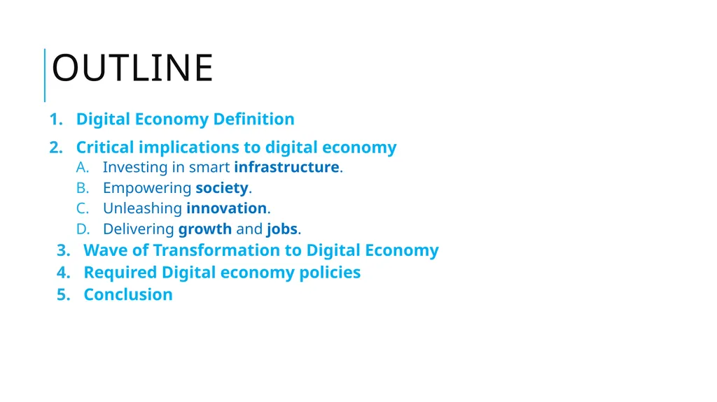 Development implications of the Digital economies: - slide 2 of 24
