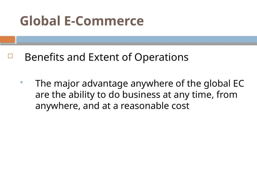 E-Commerce Strategy and Global EC Chapter 14 - slide 38 of 48