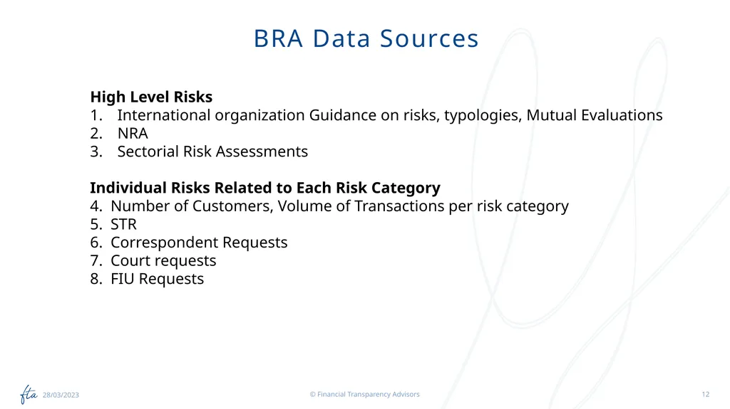 AML Tuesday’s Session #15 on: Conducting a - slide 12 of 26