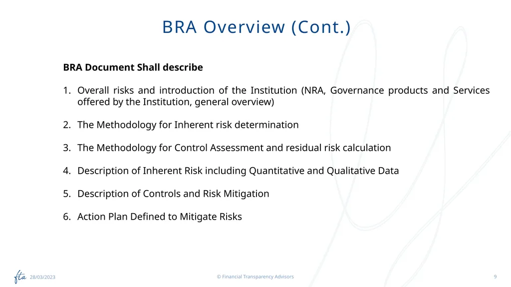 AML Tuesday’s Session #15 on: Conducting a - slide 9 of 26