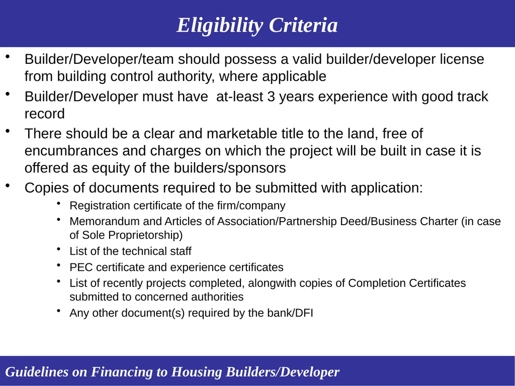 Workshop on Housing Finance Prudential Regulations - slide 6 of 20
