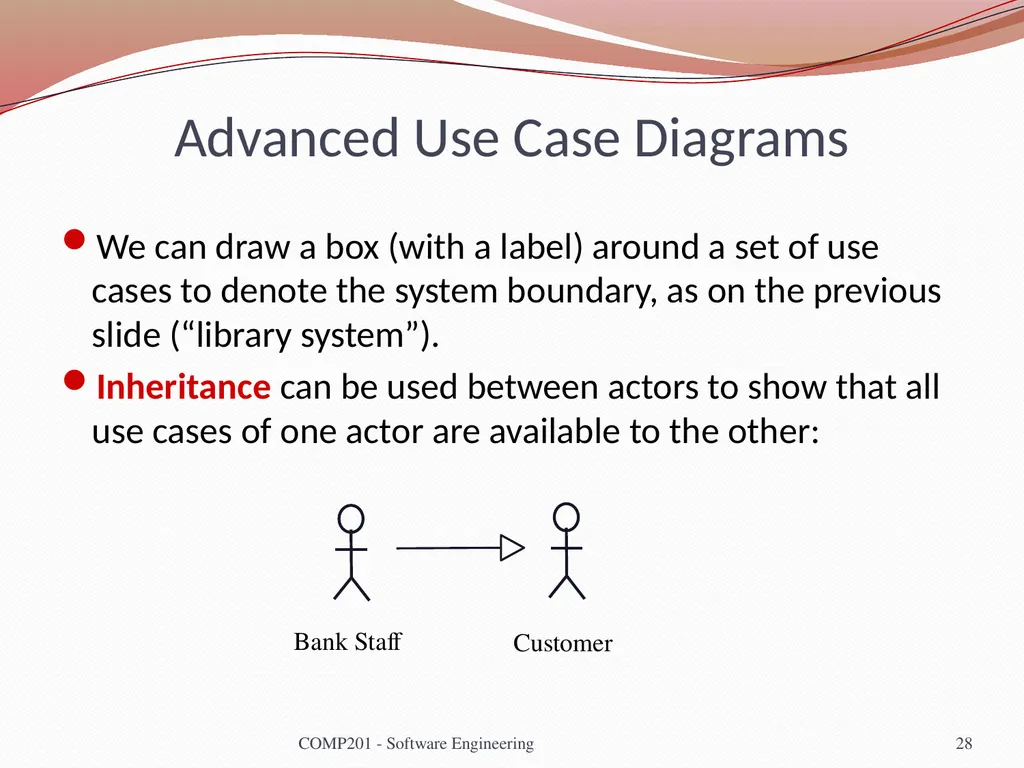 Software Engineering COMP 201 Lecturer: Sebastian - slide 28 of 56