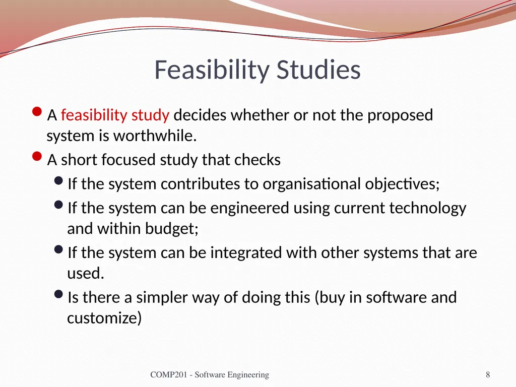 Software Engineering COMP 201 Lecturer: Sebastian - slide 8 of 56