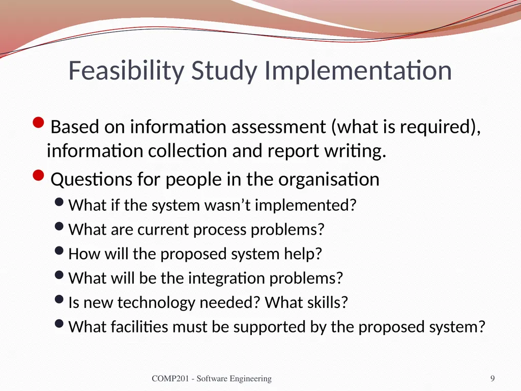 Software Engineering COMP 201 Lecturer: Sebastian - slide 9 of 56