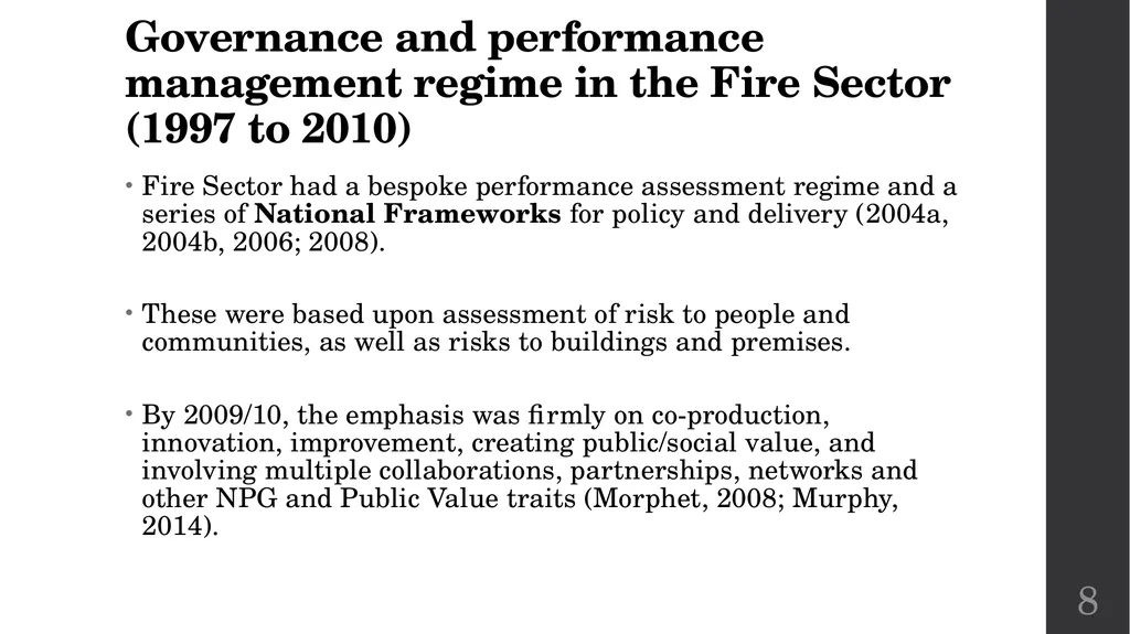 Governance and accountability in English Fire and - slide 9 of 16