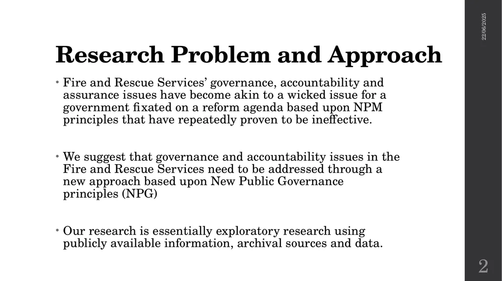 Governance and accountability in English Fire and - slide 2 of 16