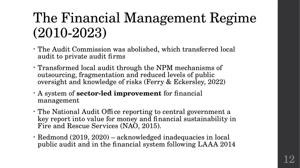 Governance and accountability in English Fire and - slide 13 of 16
