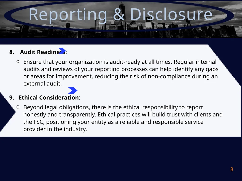 TRUST AND CORPORATE SERVICES PROVIDERS - slide 8 of 15