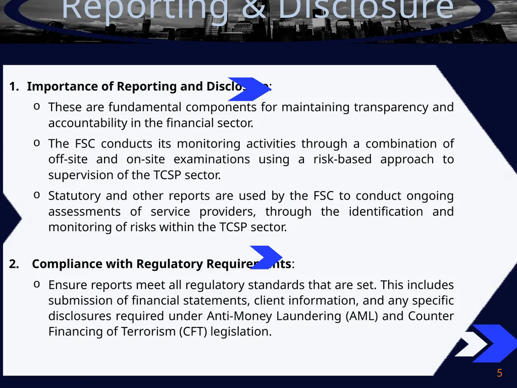TRUST AND CORPORATE SERVICES PROVIDERS - slide 5 of 15
