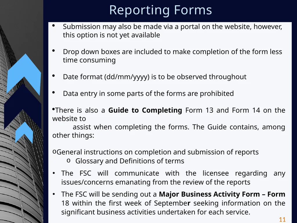TRUST AND CORPORATE SERVICES PROVIDERS - slide 11 of 15