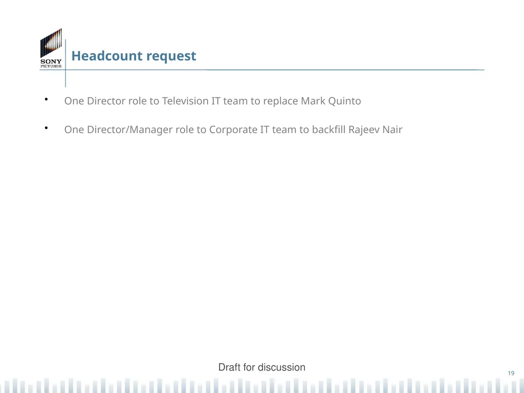 Participations PARIS Implementation & Residuals - slide 19 of 25