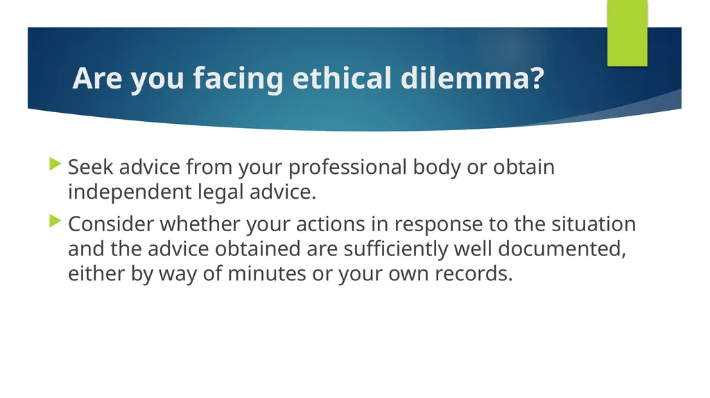 Ethics and Internal Audit-the critical link- - slide 29 of 52
