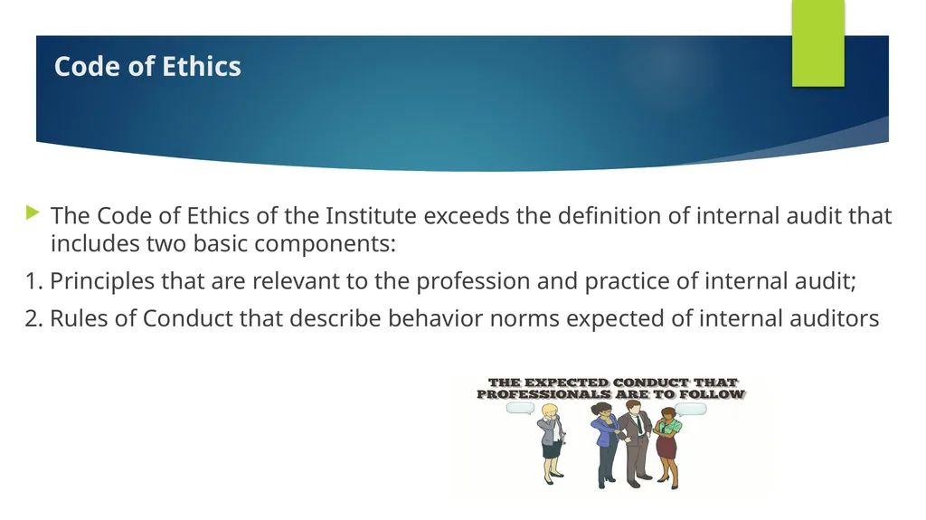 Ethics and Internal Audit-the critical link- - slide 9 of 52