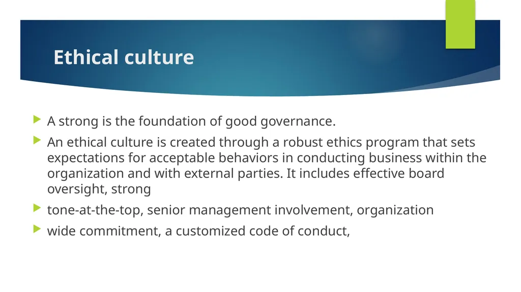 Ethics and Internal Audit-the critical link- - slide 4 of 52