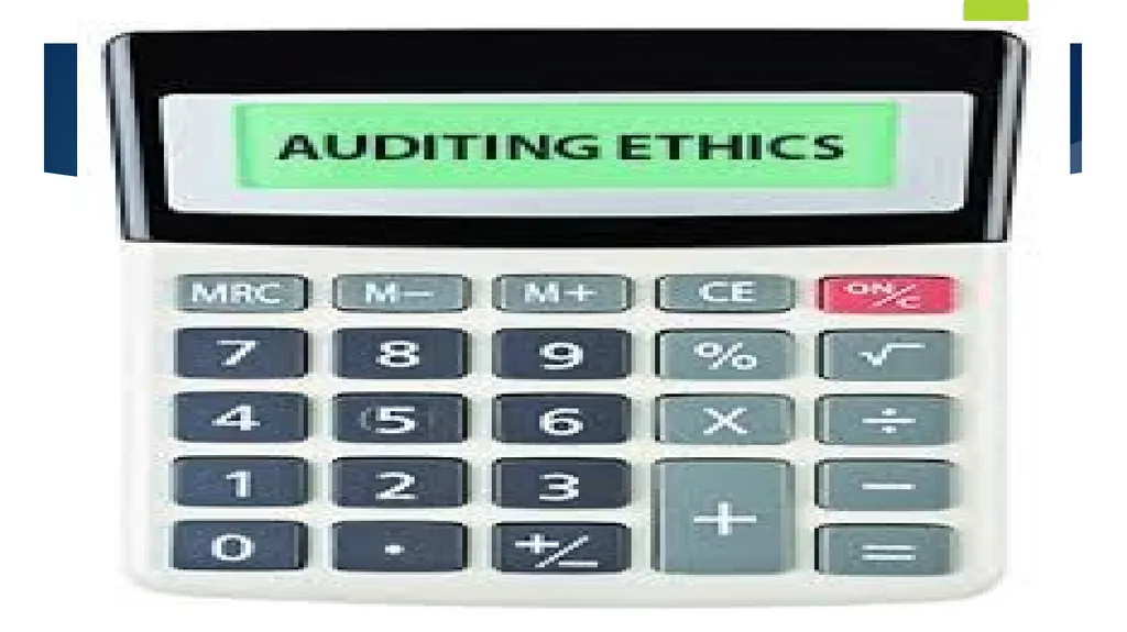Ethics and Internal Audit-the critical link- - slide 30 of 52