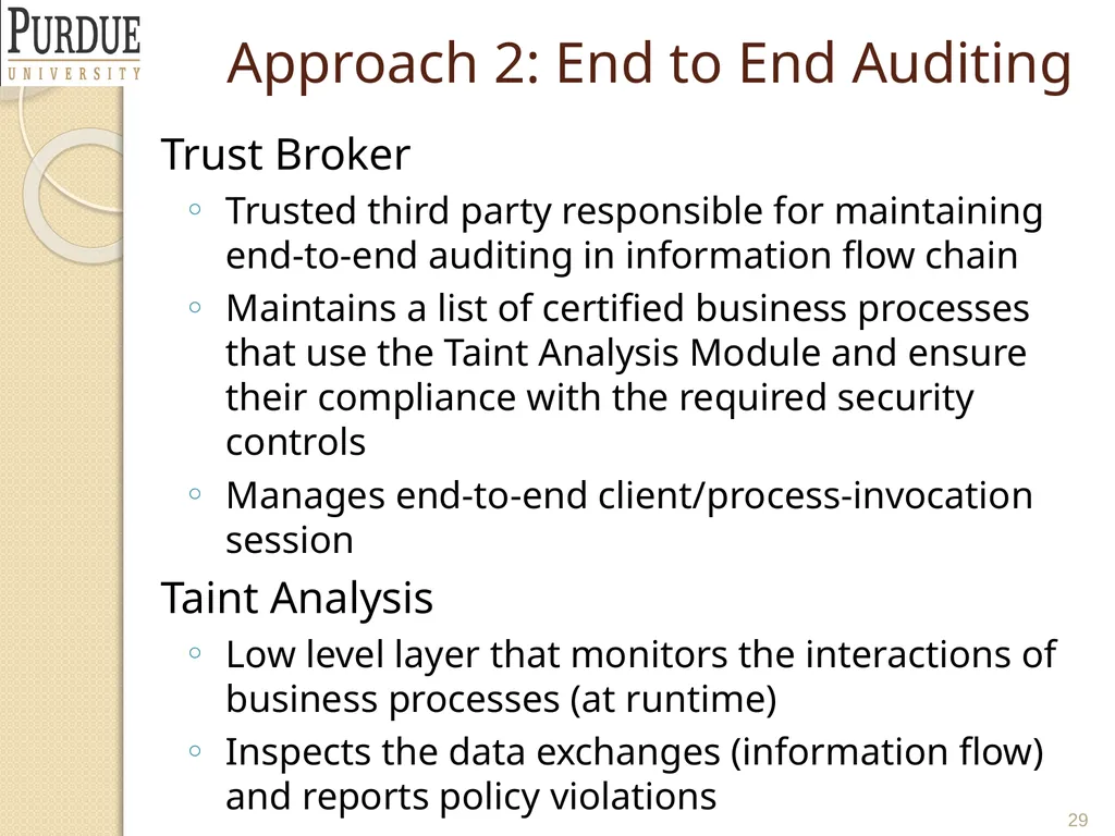 Protecting and Securing PLM and Supply Chain Data - slide 29 of 36