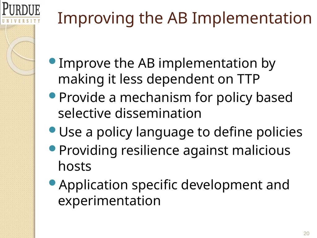 Protecting and Securing PLM and Supply Chain Data - slide 20 of 36