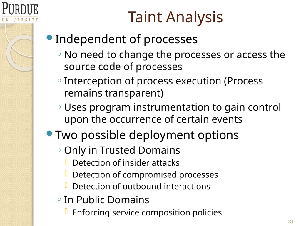 Protecting and Securing PLM and Supply Chain Data - slide 31 of 36