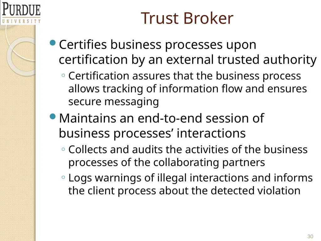 Protecting and Securing PLM and Supply Chain Data - slide 30 of 36