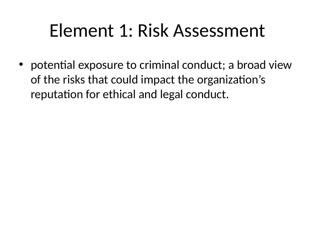 Corporate Ethics Compliance * Required by Federal - slide 4 of 18
