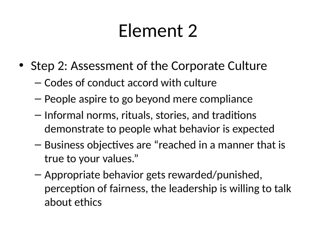 Corporate Ethics Compliance * Required by Federal - slide 11 of 18