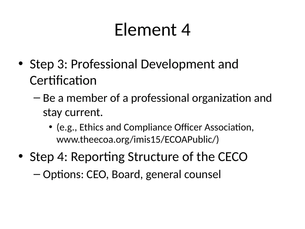 Corporate Ethics Compliance * Required by Federal - slide 16 of 18