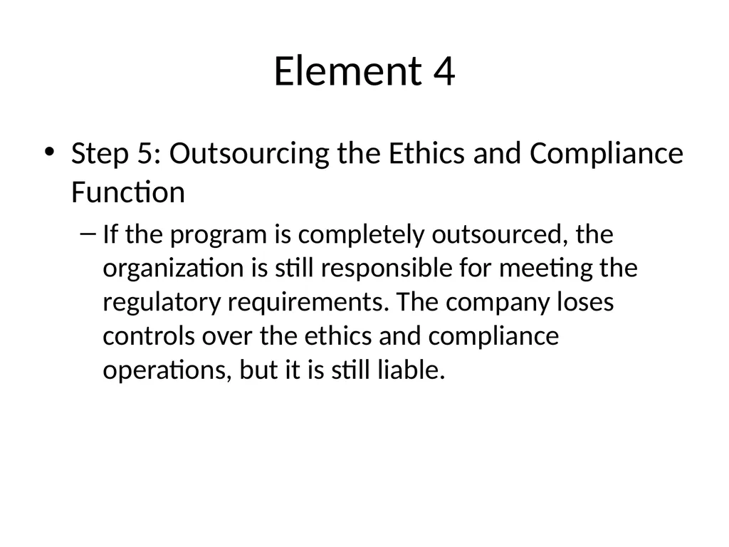 Corporate Ethics Compliance * Required by Federal - slide 17 of 18