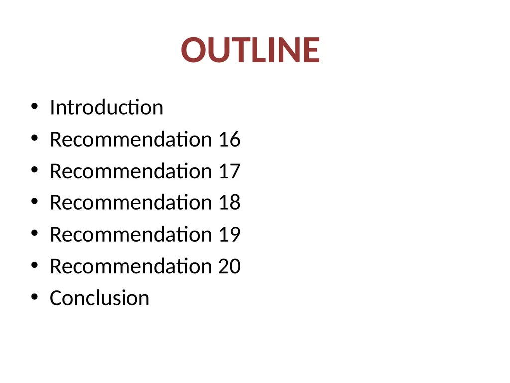 IMPLEMENTATION STRUCTURE & EXPECTED OUTCOMES FOR - slide 2 of 31