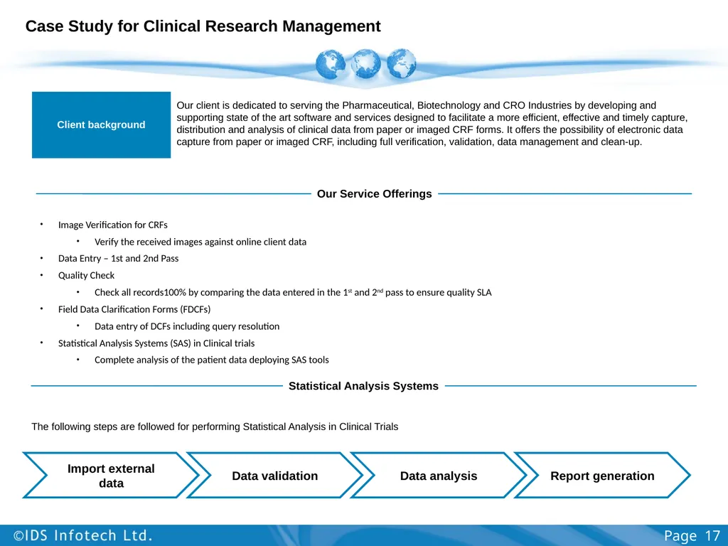 Healthcare Services Group including Clinical Trial - slide 17 of 28