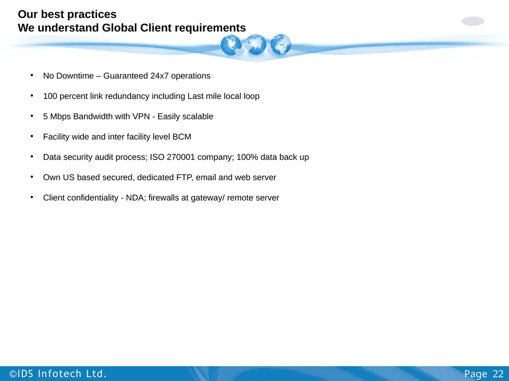 Healthcare Services Group including Clinical Trial - slide 22 of 28